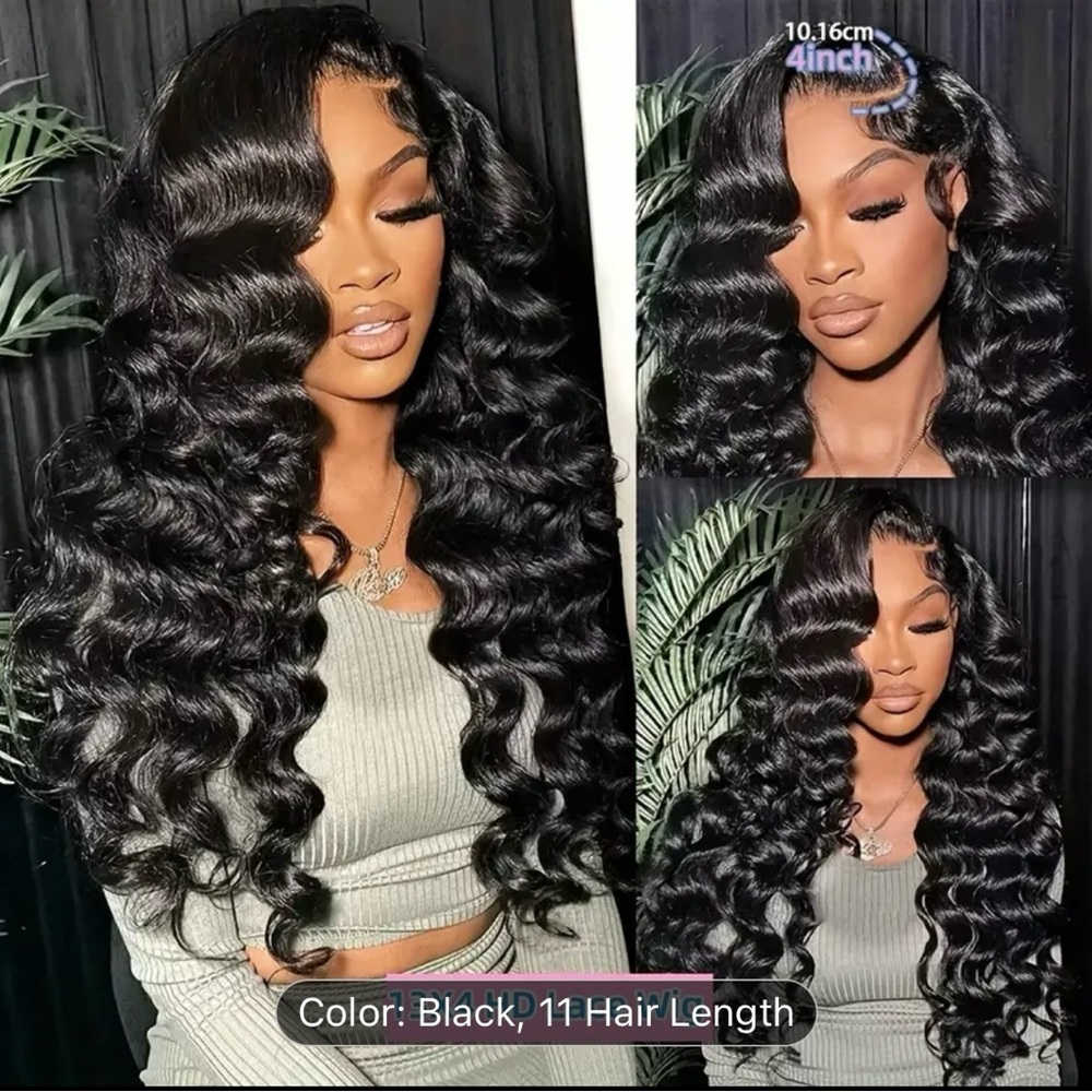 Elegant Black Wavy Hair Extensions